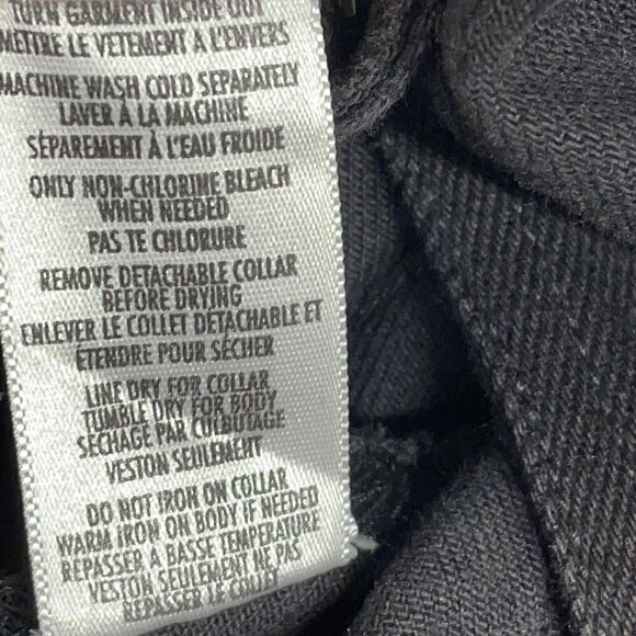 Casual Corner Convertible Collar denim Jacket - Picture 10 of 10